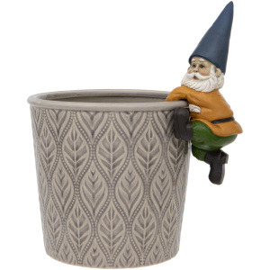 Gnome Pot Hanger Orange
