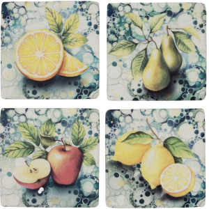 Fruit Coasters Set of 4