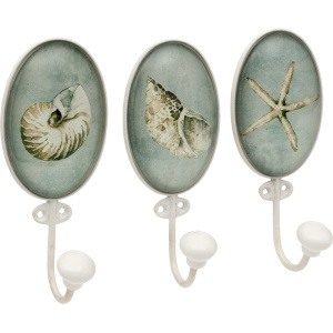 Shell Hooks Set of 3